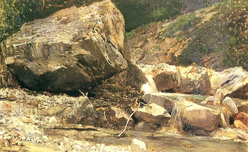Greto di torrente montano - Galleria d’Arte Moderna Ricci Oddi, Piacenza